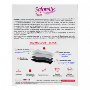 Saforelle Ado Culotte pour les Règles 14 ans 