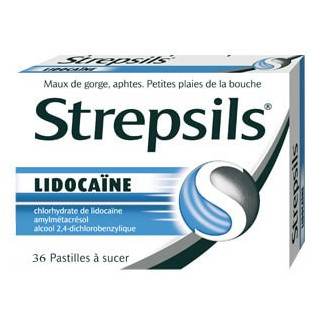 Strepsils Lidocaïne 36 pastilles 