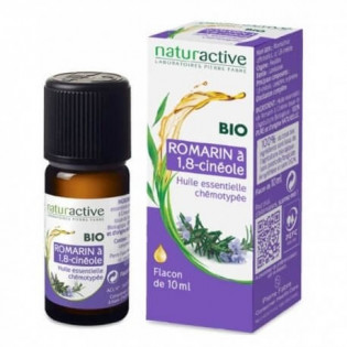 NATURACTIVE ORGANIC Rosemary 1,8-cineole Essential Oil 10 ml