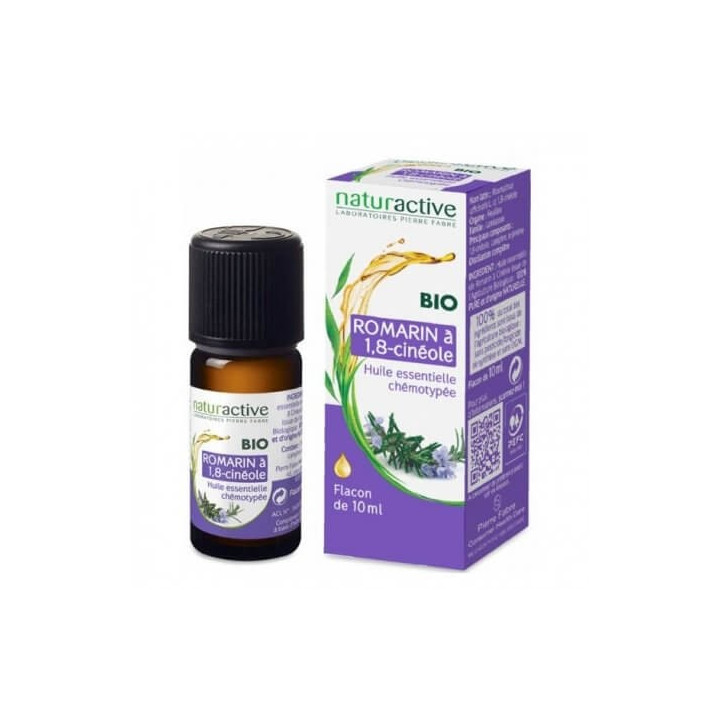 NATURACTIVE BIO Huile essentielle Romarin à 1,8-cinéole 10 ml
