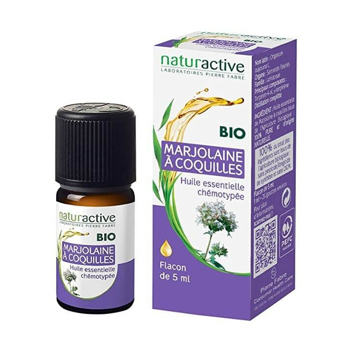 NATURACTIVE BIO Huile Essentielle Marjolaine à Coquilles 5 ml