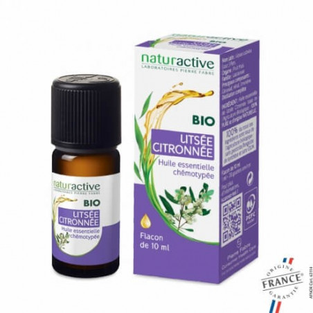 NATURACTIVE BIO Huile Essentielle Litsée Citronnée 10 ml