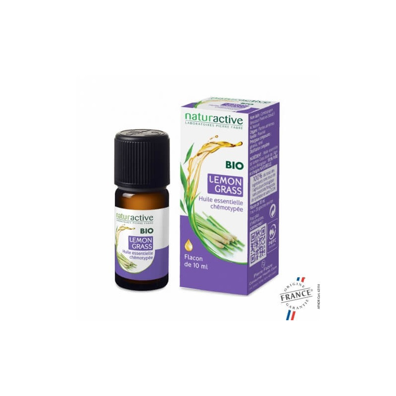 NATURACTIVE BIO Huile Essentielle Lemon Grass 10 ml