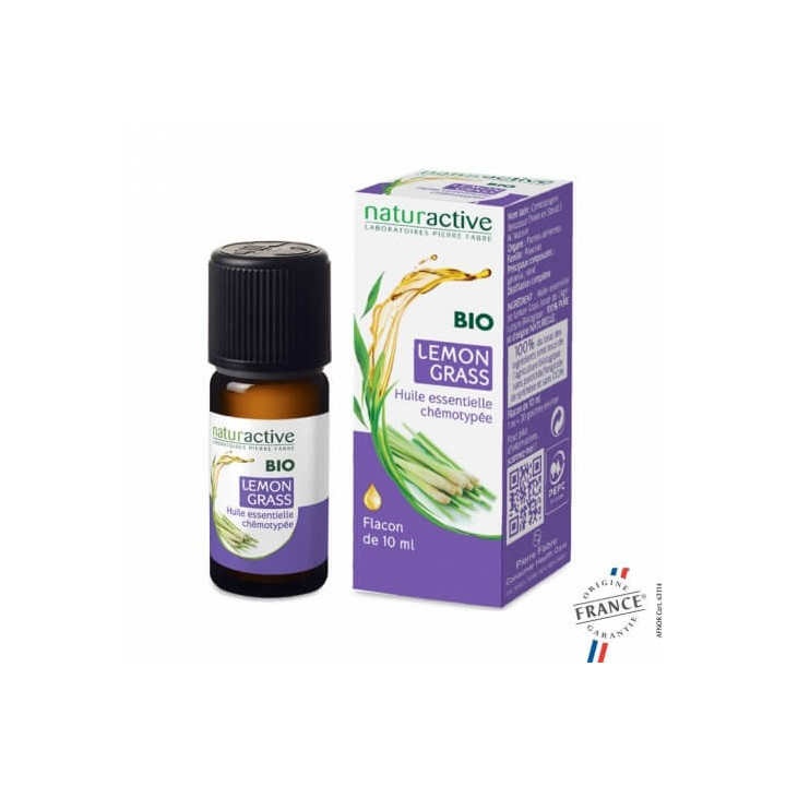 NATURACTIVE BIO Huile Essentielle Lemon Grass 10 ml