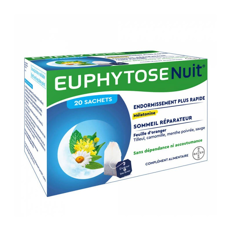 Euphytose Nuit 20 sachets à Infuser 