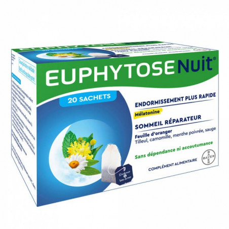 Euphytose Nuit 20 sachets à Infuser 