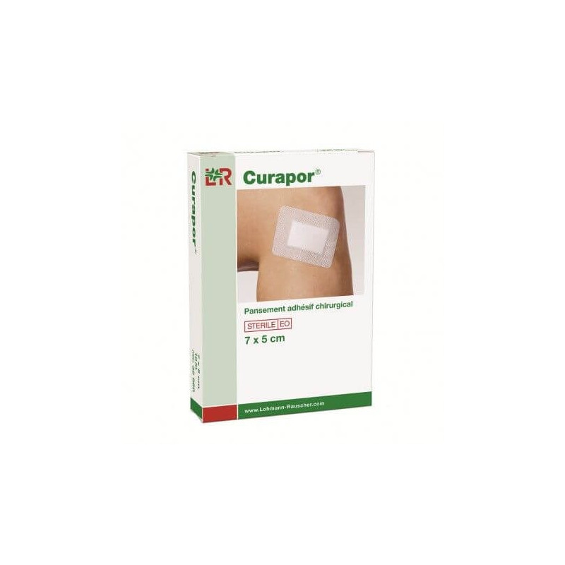 Lohmann Curapor Pansement Chirurgical stérile 7 x 5 cm boite de 10 