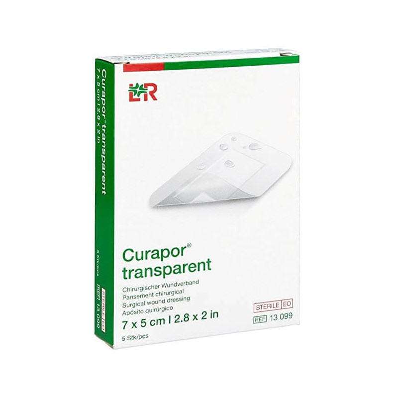 Lohmann Curapor Sterile Surgical Dressing 7 x 5 cm box of 10 