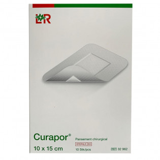 Lohmann Curapor Sterile Surgical Dressing 7 x 5 cm box of 10 