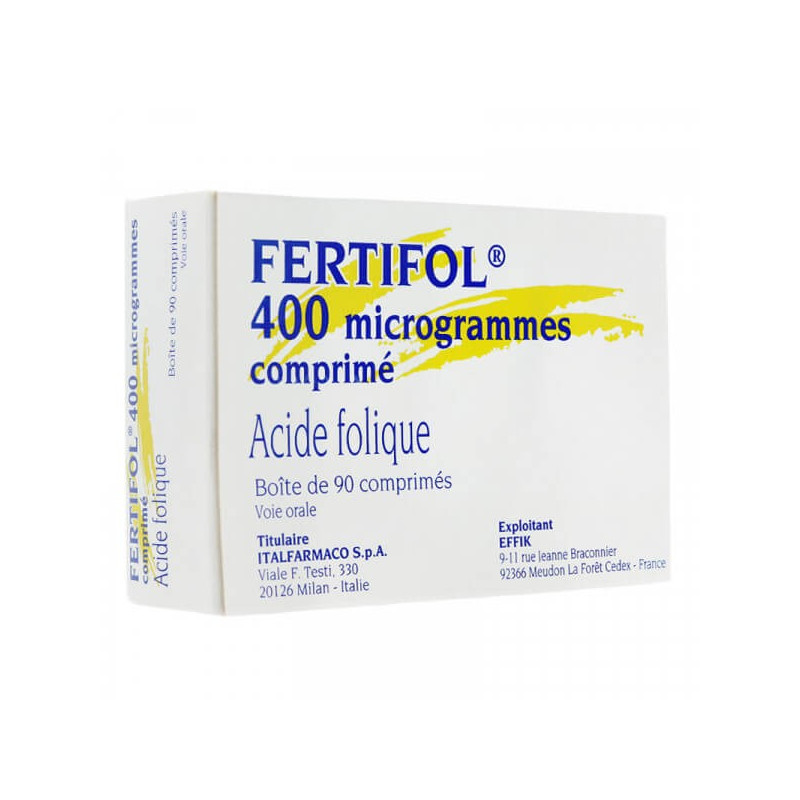 Fertifol 400 micrograms 90 tablets 