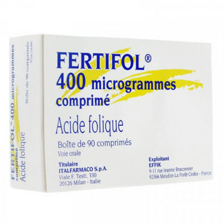 Fertifol 400 micrograms 90 tablets 