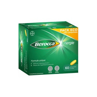 BEROCCA ENERGIE 60 COMPRIMES PELLICULES 