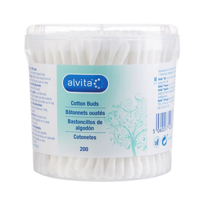 200 Coton-tiges Alvita  
