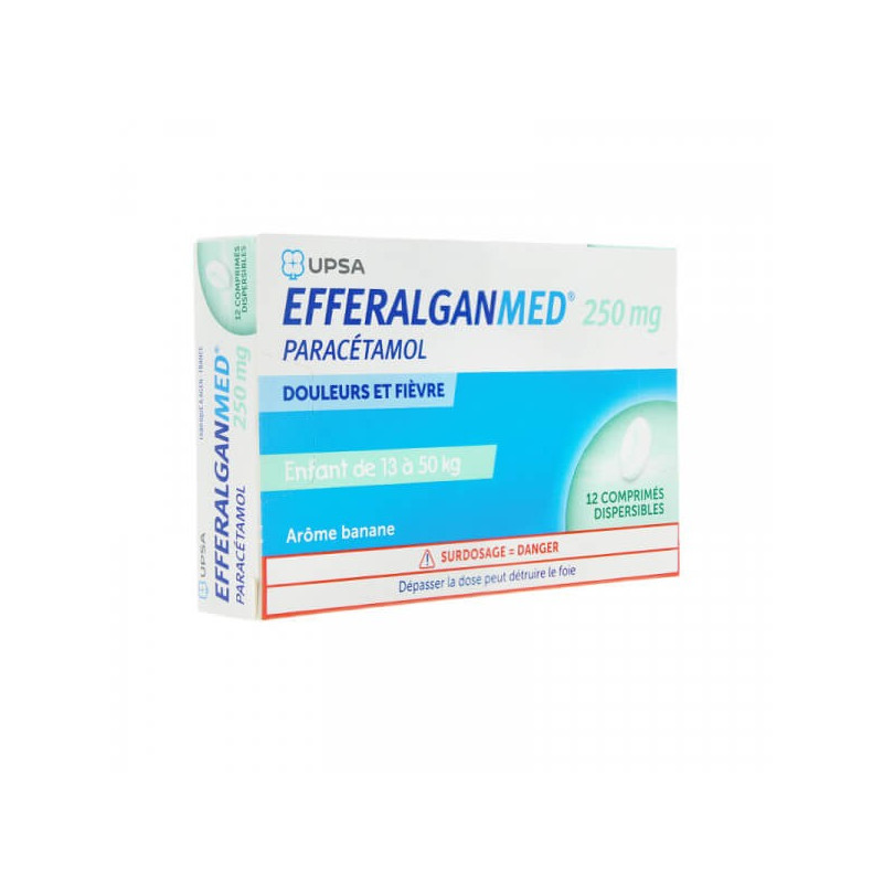 Efferalgan MED 250 mg 12 dispersible tablets