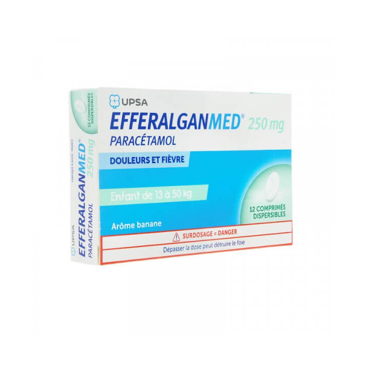 Efferalgan MED 250 mg 12 comprimés dispersibles