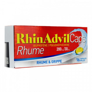 RHINADVIL CAPS 16 CAPSULES MOLLES