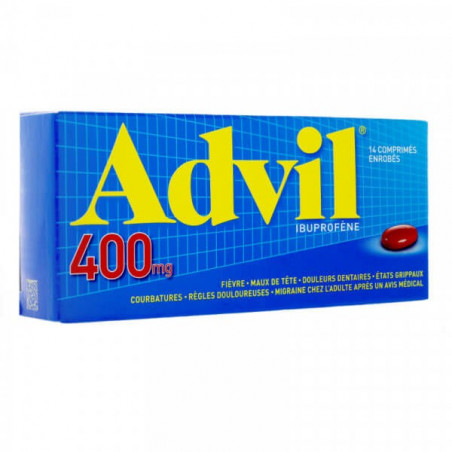 Advil 400 mg 14 tablets 