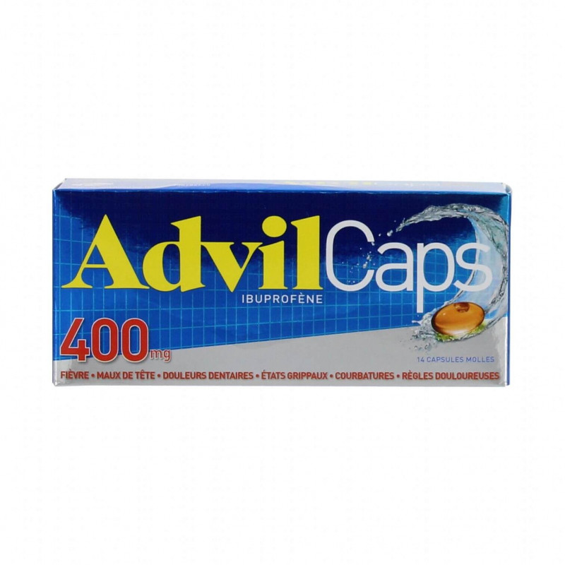 Advil Caps 400 Mg 14 Capsules