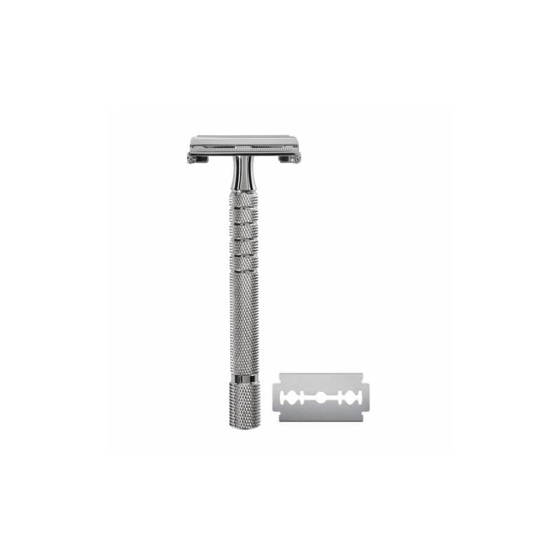 Butterfly Safety Razor + 10 Vitry Blades 