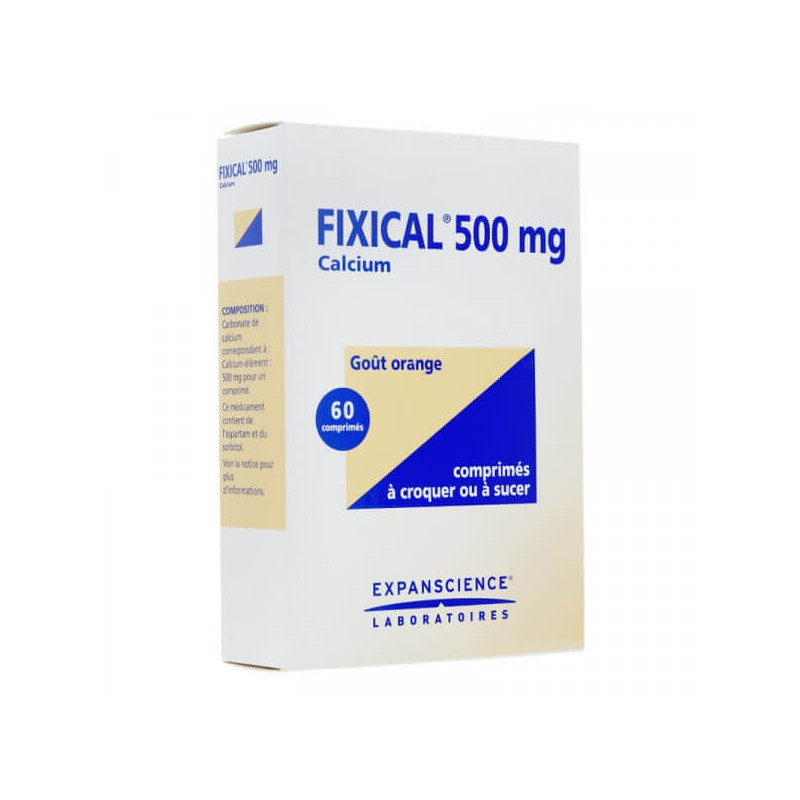 Fixical 500 mg 60 comprimés à croquer 