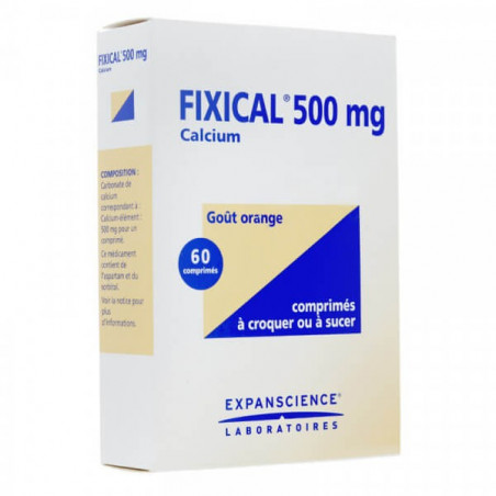 Fixical 500 mg 60 comprimés à croquer 