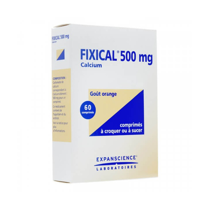 Fixical 500 mg 60 comprimés à croquer 