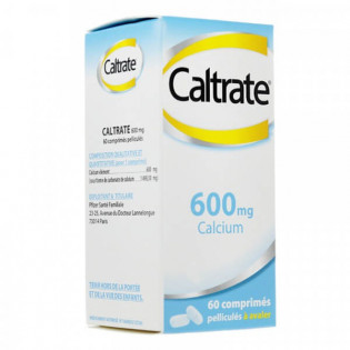 Caltrate 600 mg 60 tablets 