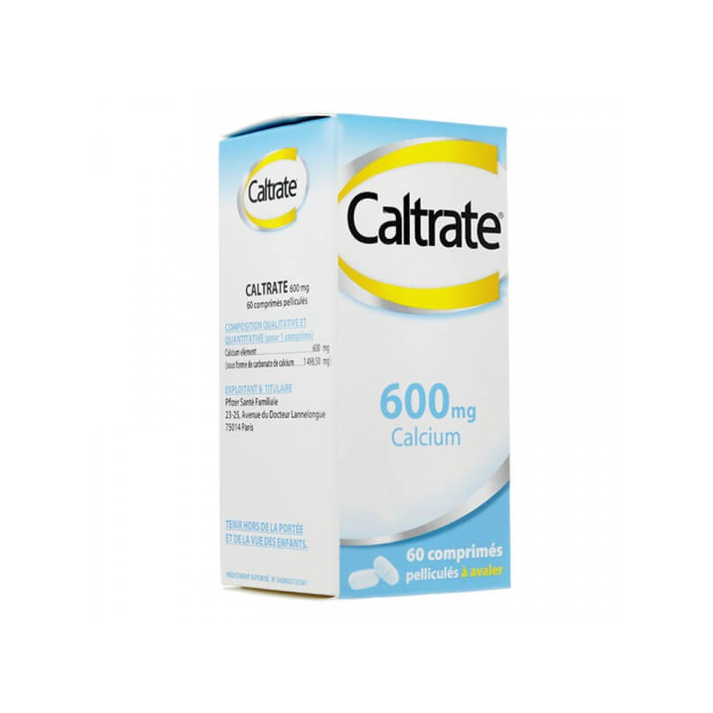 Caltrate 600 mg 60 comprimés 