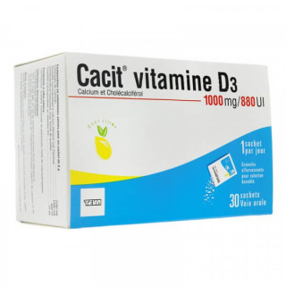 Cacit Vitamine D3 1000 mg/ 880 UI 30 sachets 