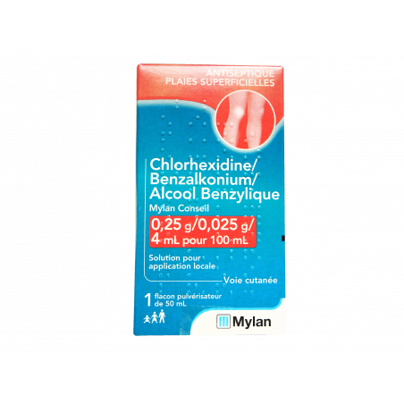 Antiseptique 50 ml Mylan Conseil 