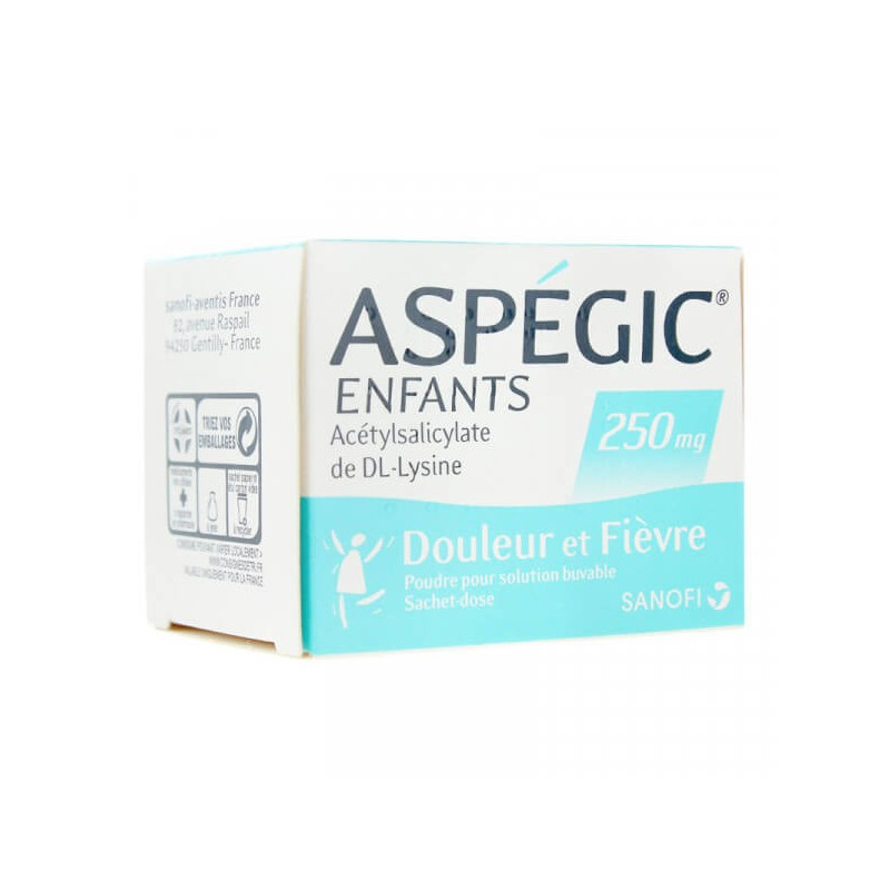 Aspégic Enfants 250 mg 20 sachets