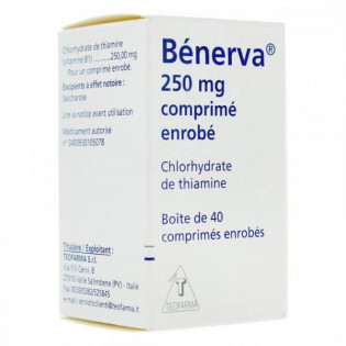 Bénerva 250 mg 40 comprimés 