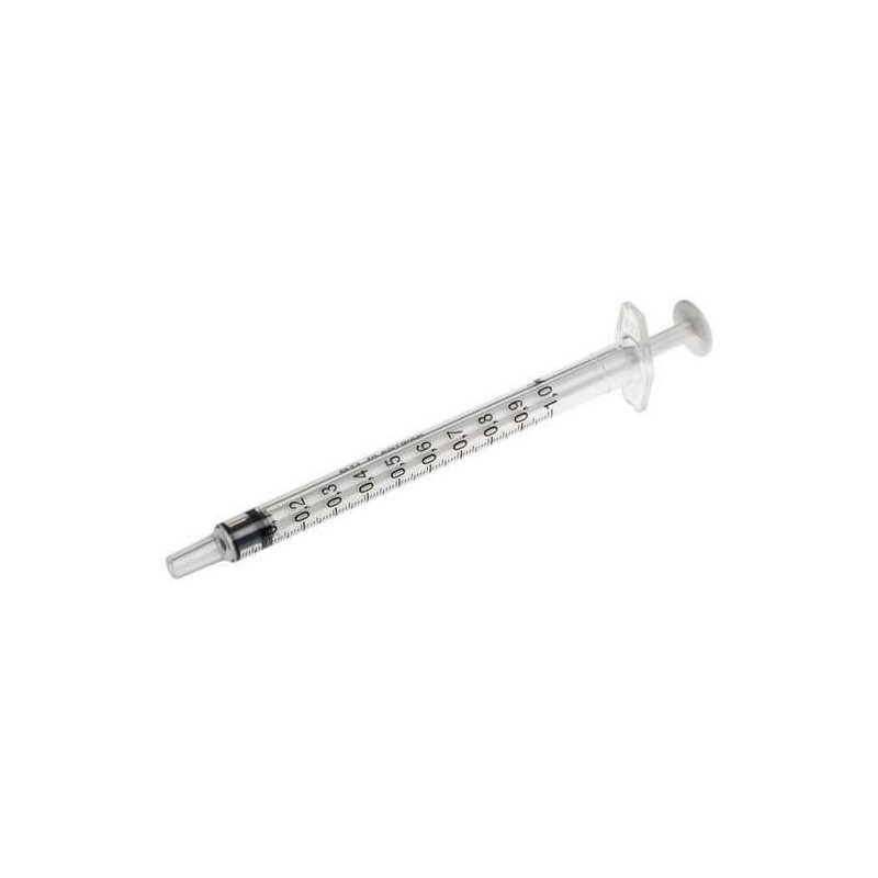 BD Plastipak 303172 Luer Tuberculine 1 ml Sans Aiguille 120 pièces