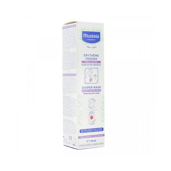 Mustela Spray Change Erythème Fessier 75 ml