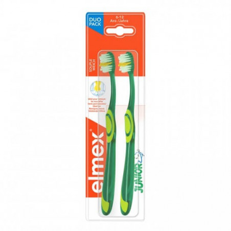 Elmex Brosse à Dents Junior 6-12 ans Lot de 2