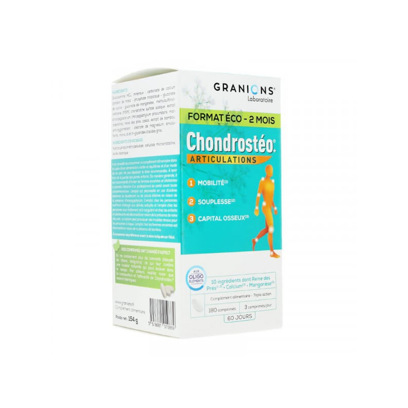 Granions Chondrostéo Articulations 180 tablets 