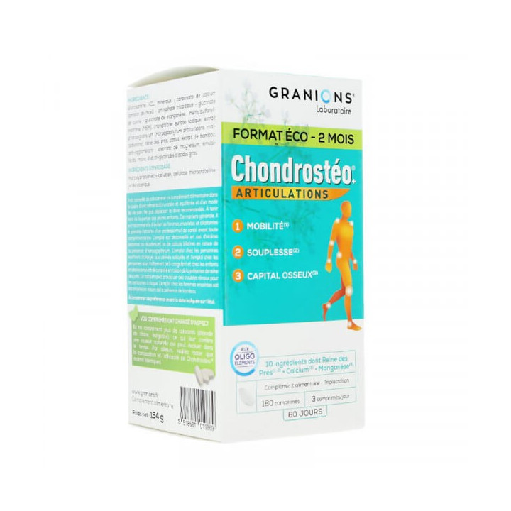 Granions Chondrostéo Articulations 180 comprimés 