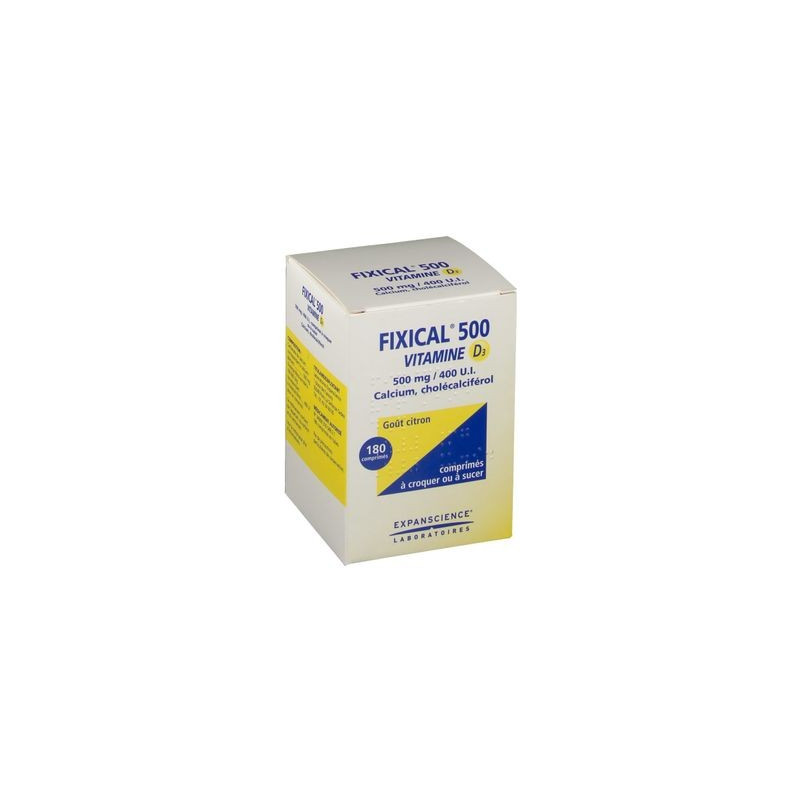 Fixical Vitamine D3 1000 mg/800 UI 30 comprimés à sucer