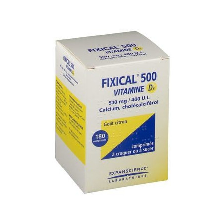 Fixical Vitamine D3 1000 mg/800 UI 30 comprimés à sucer