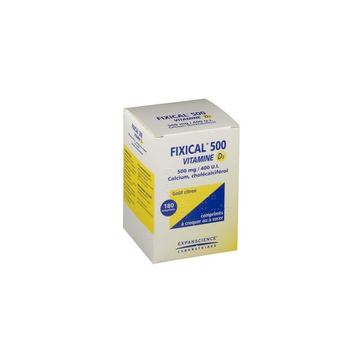 Fixical Vitamin D3 1000 mg/800 IU 30 chewable tablets