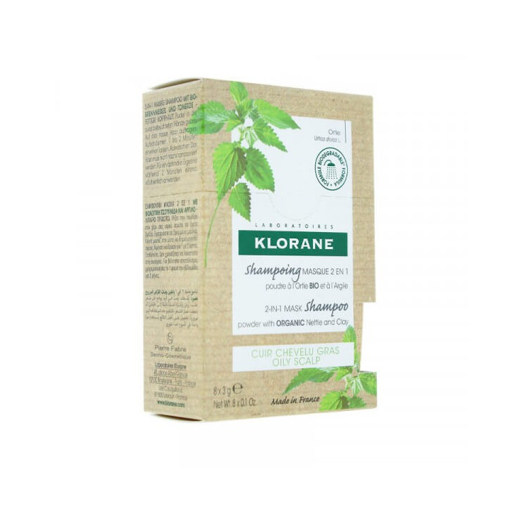 Klorane Shampoo Mask 2 in 1 8x3g