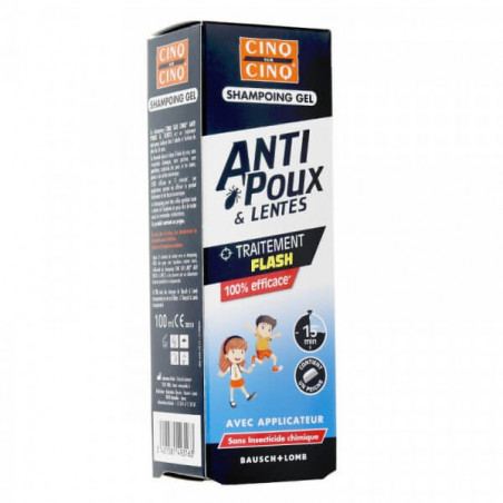 Cinq sur Cinq Shampoing Gel Anti-Poux 100 ml + Peigne