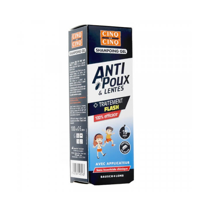 Cinq sur Cinq Shampoing Gel Anti-Poux 100 ml + Peigne