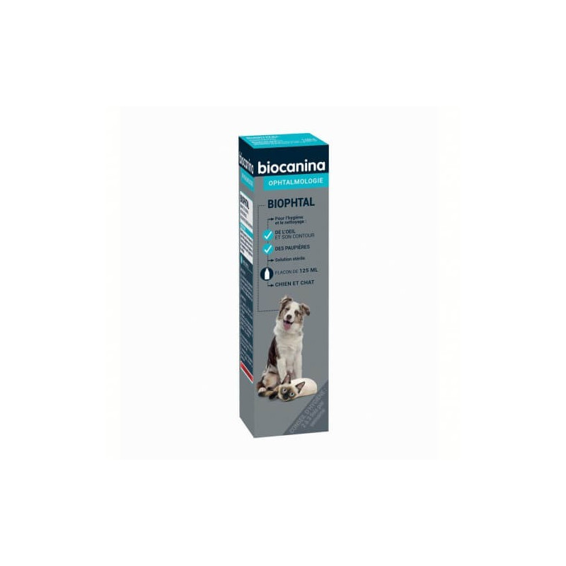 Biocanina Biophtal Nettoyant Yeux 125 ml