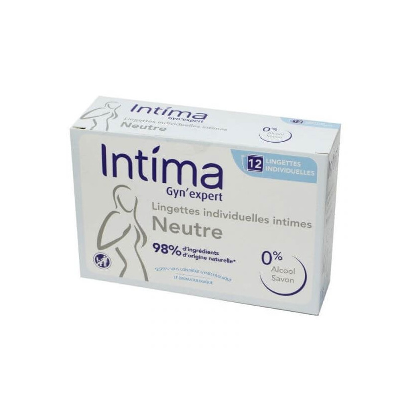 Intima Gyn'Expert Lingettes Individuelles 12 sachets