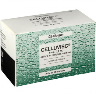 Celluvisc 4 mg/ 0,4 ml Collyre 90 unidoses 