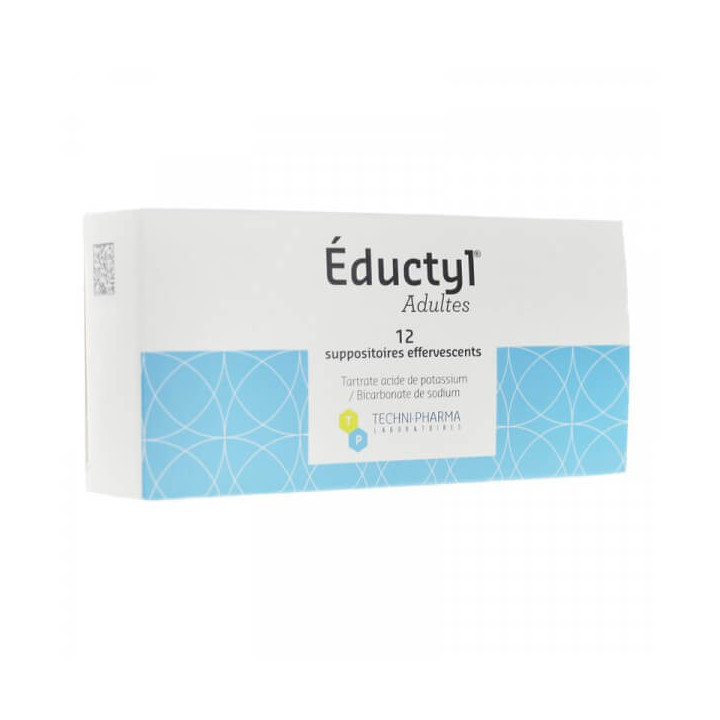 Eductyl Adult 12 Effervescent Suppositories 