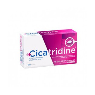 Cicatridine 10 Vaginal Ovules 