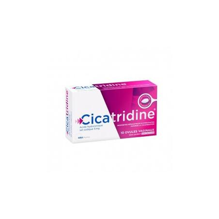 Cicatridine 10 Ovules Vaginaux 