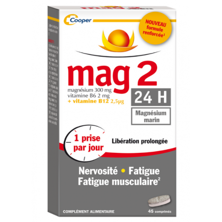 Mag 2 24H box of 45 tablets
